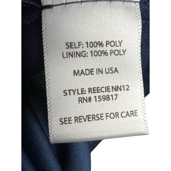 NWT Altar'd State Reecie Mini Dress Navy Women's Size M Bohemian Brunch Whimsy - Picture 9 of 9